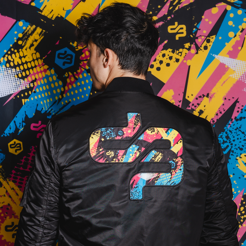 Decibel Live Loud Bomber jacket