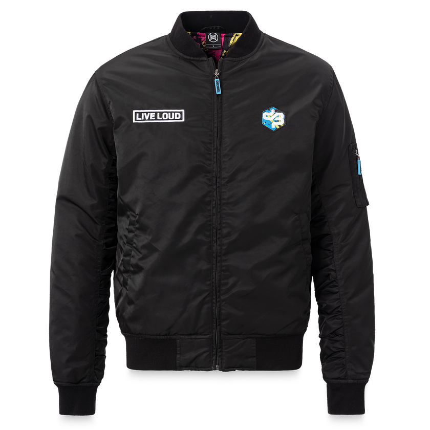 Decibel Live Loud Bomber jacket