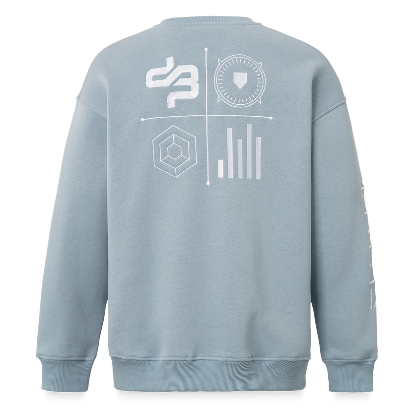Decibel Crewneck Serene Blue