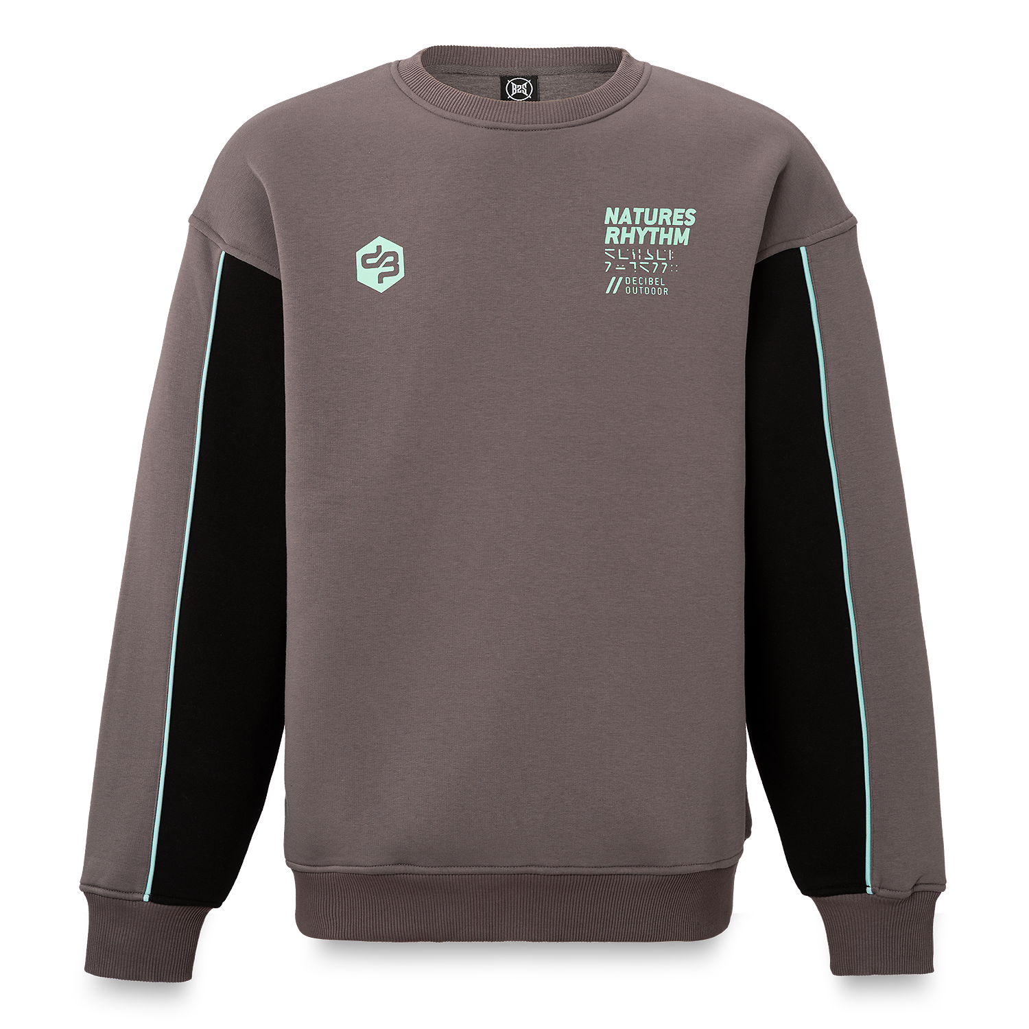 Decibel Mole Grey oversized Crewneck image
