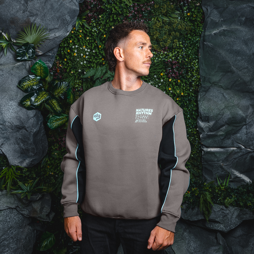 Decibel Mole Grey oversized Crewneck