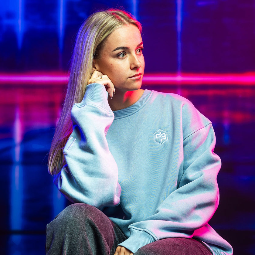 Decibel Crewneck Serene Blue