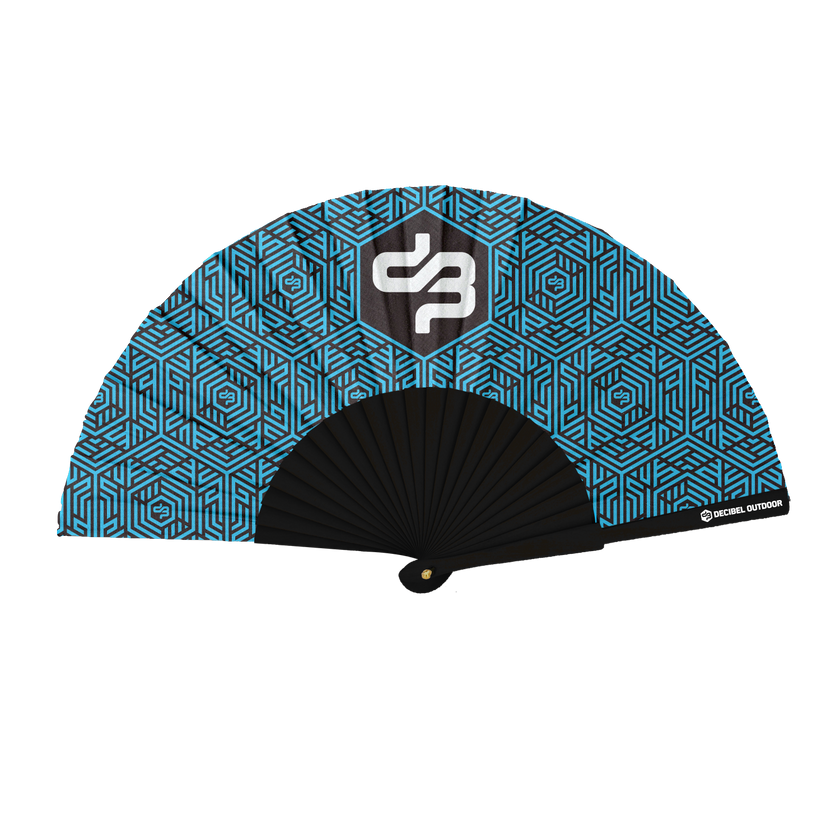 Handfan Logo Cyan Cosmic
