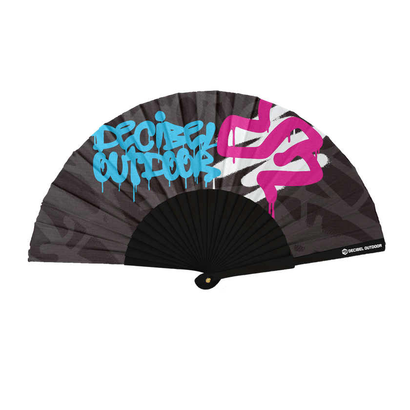 Decibel Handfan Graffiti