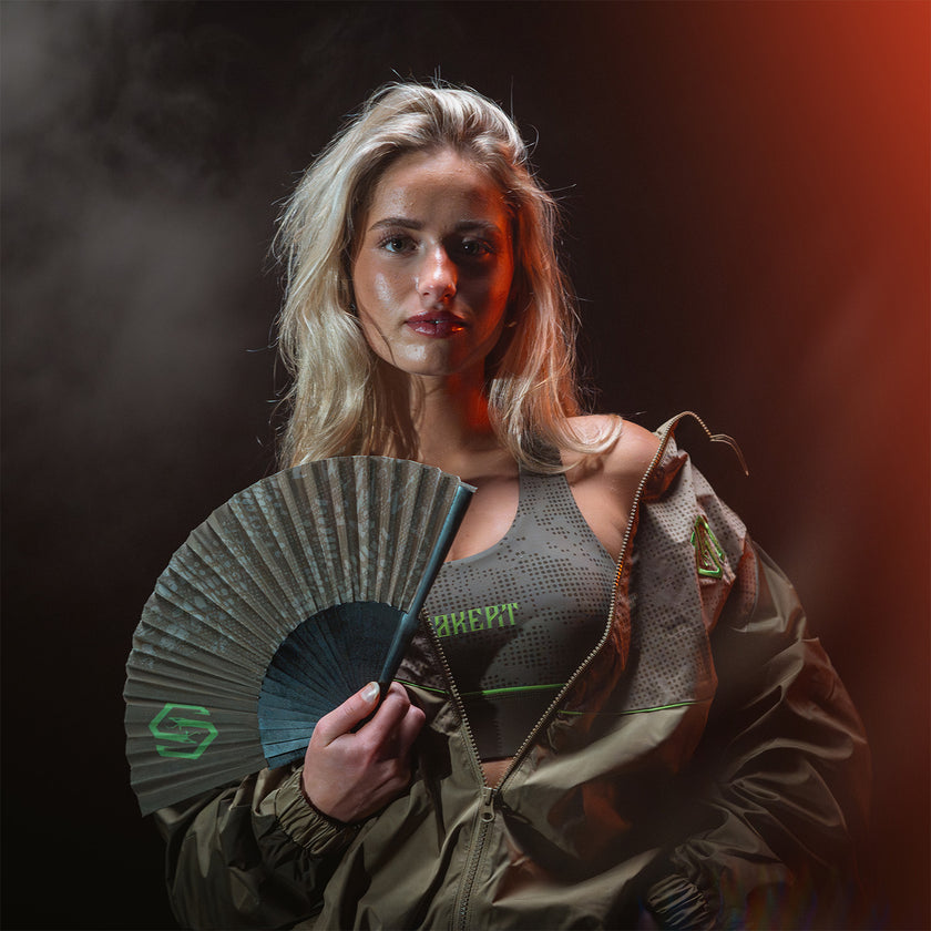 Snakepit Pattern Handfan