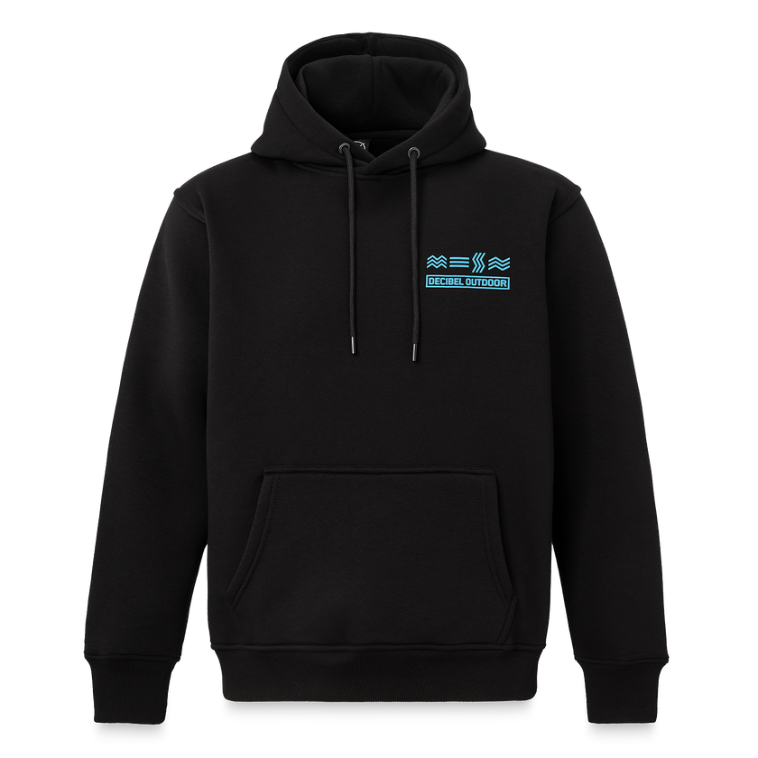 Decibel 2 Backprints boxy Hoodie