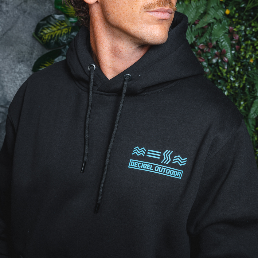 Decibel 2 Backprints boxy Hoodie