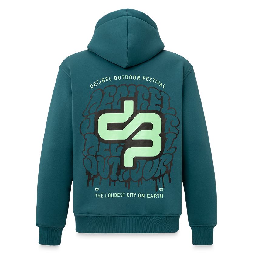 Decibel Graffiti boxy Hoodie