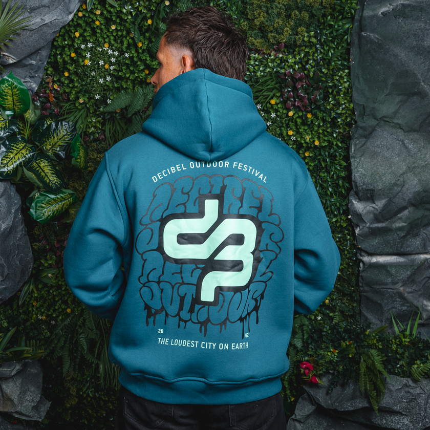 Decibel Graffiti boxy Hoodie