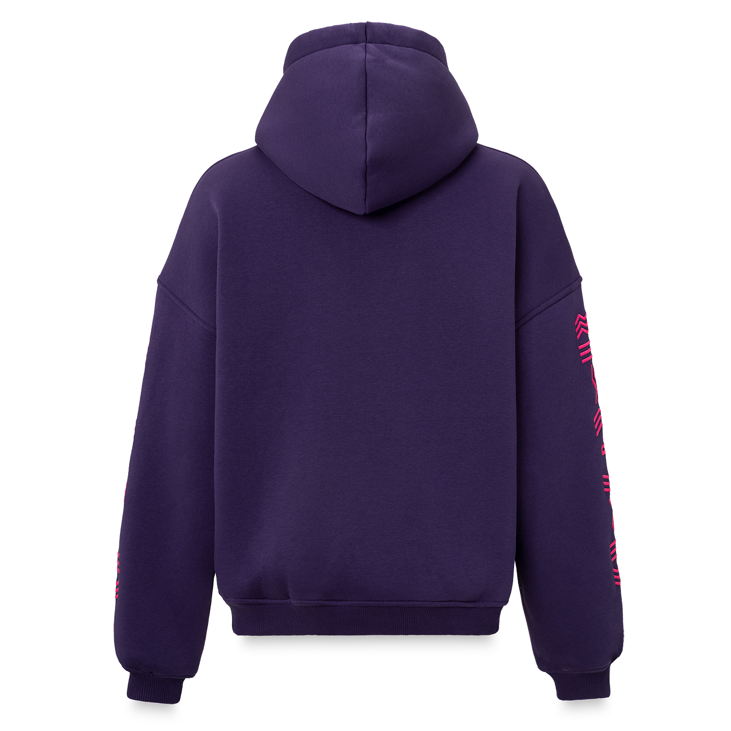 Decibel Pink Print boyfriend Hoodie image