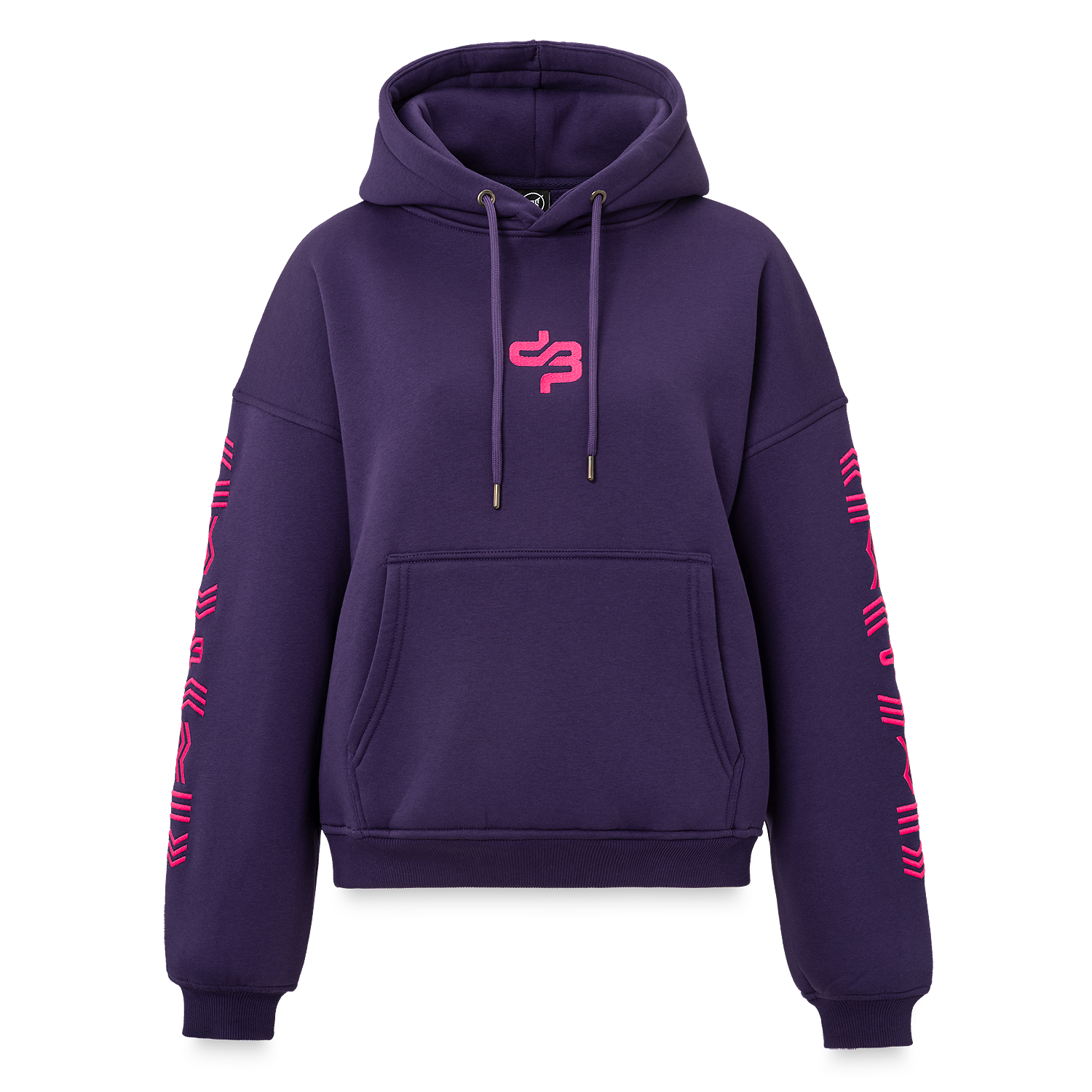 Decibel Pink Print boyfriend Hoodie image