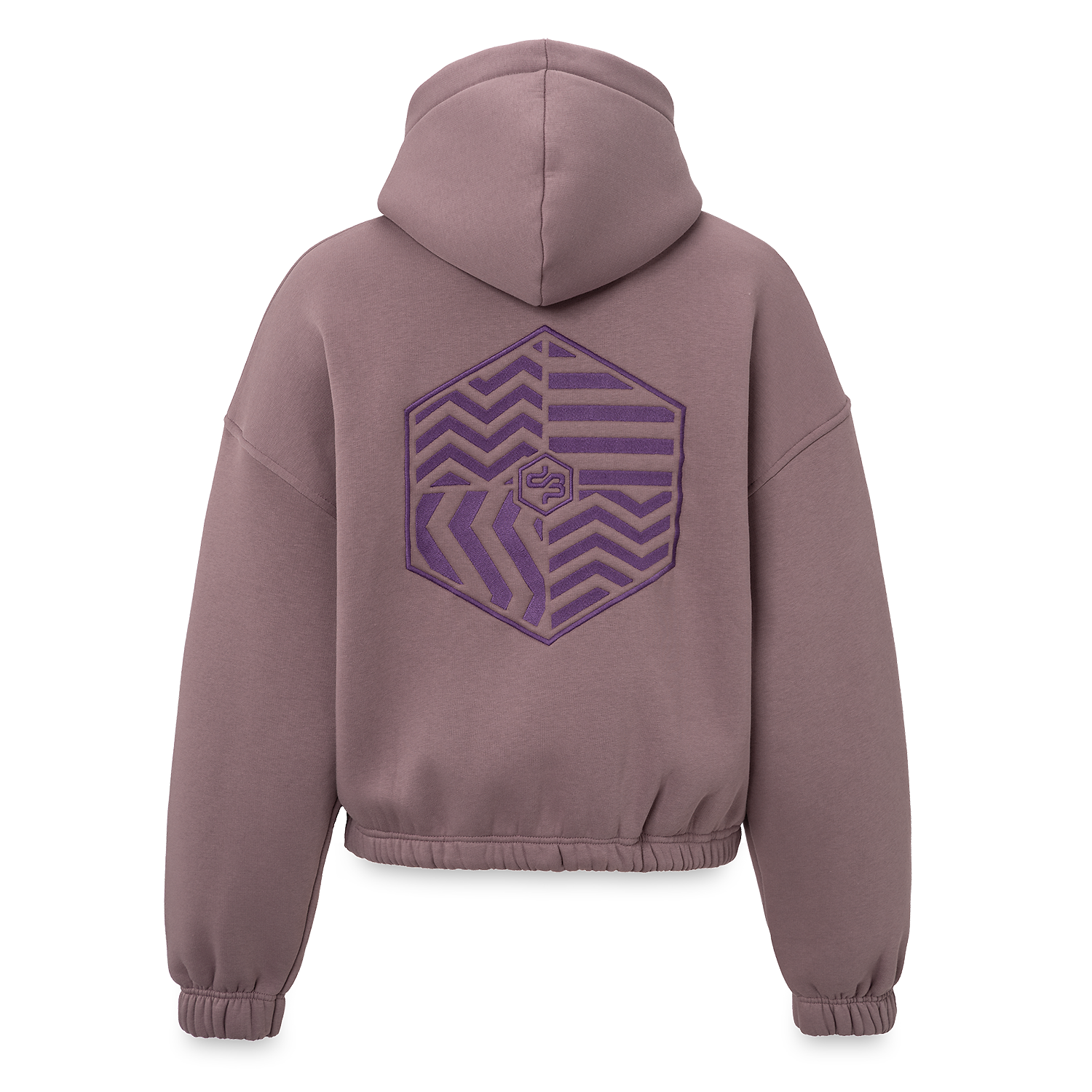 Decibel Mauve cropped Hoodie image
