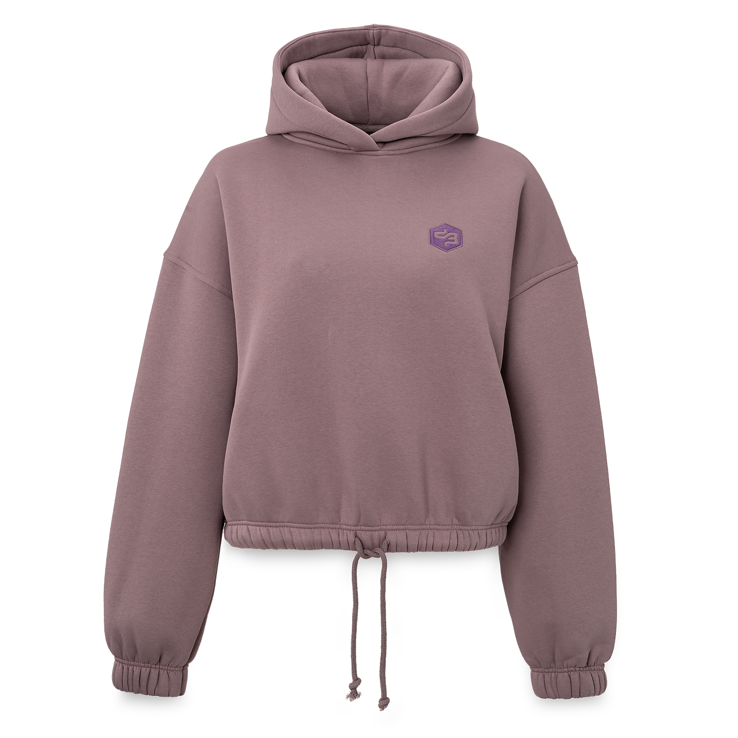 Decibel Mauve cropped Hoodie image