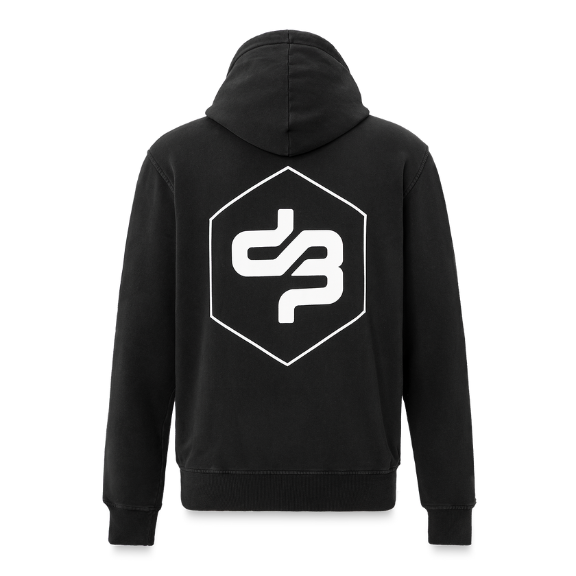 Decibel Acid Wash Hooded Zip
