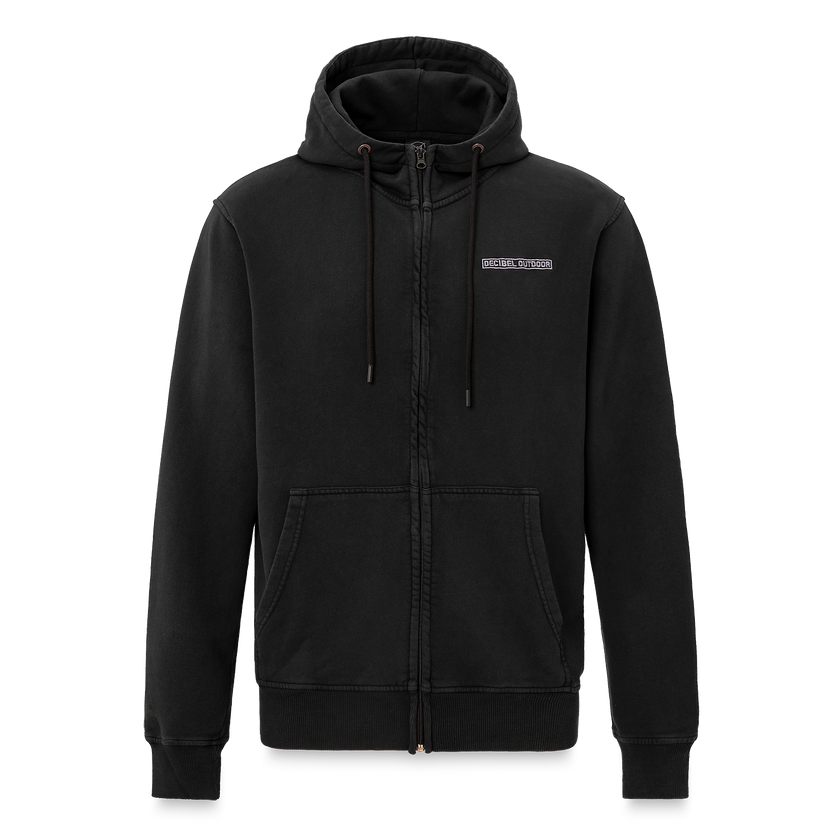 Decibel Acid Wash Hooded Zip