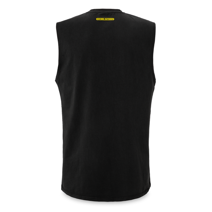 Decibel Savage Washed Black Muscle Tee