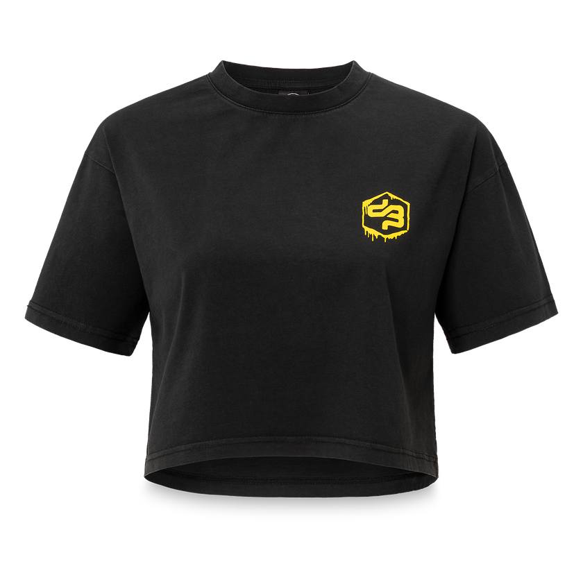 Decibel Short Tee Savage Washed Black