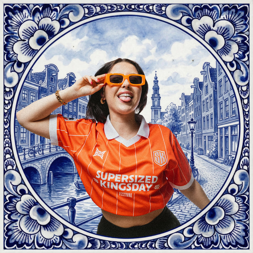 Supersized Kingsday Football T-shirt