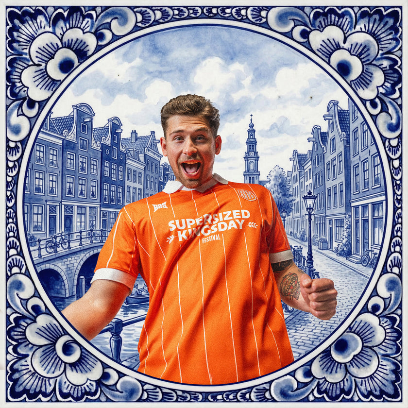 Supersized Kingsday Football T-shirt