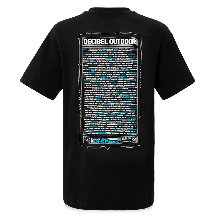 Decibel T-shirt Line-up 2025