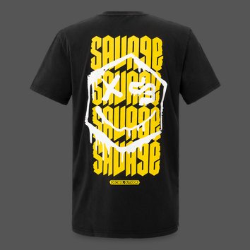 Decibel Savage Washed Black T-shirt image