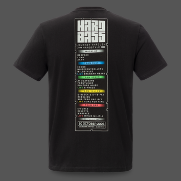 Hard Bass 2026 Line-up T-shirt image