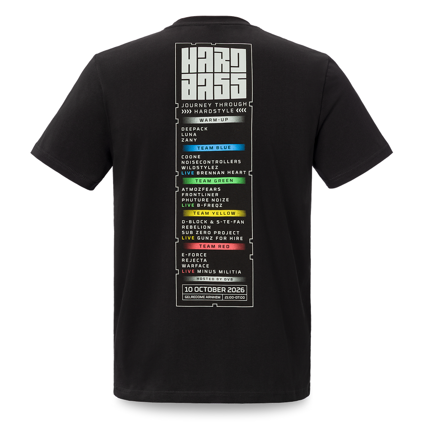 Hard Bass 2026 Line-up T-shirt