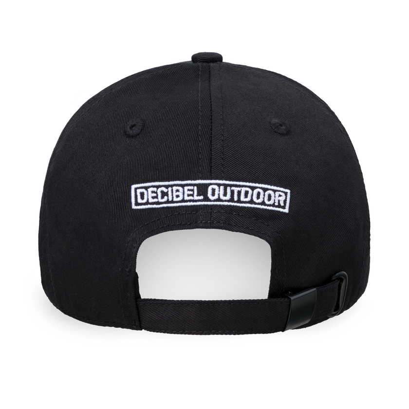 Decibel Black baseball cap