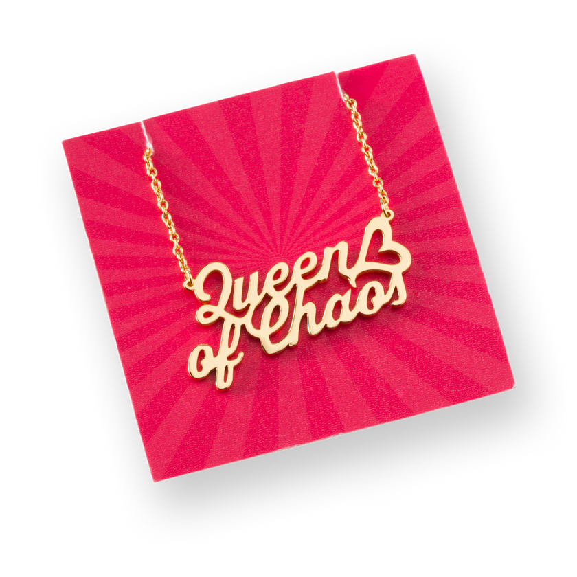 Pussy Lounge Queen of Chaos necklace